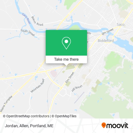 Mapa de Jordan, Allen