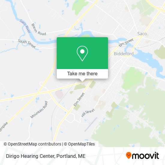 Mapa de Dirigo Hearing Center