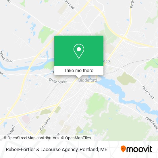 Ruben-Fortier & Lacourse Agency map