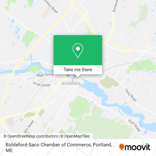 Biddeford-Saco Chamber of Commerce map