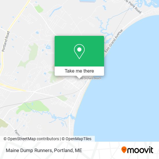Maine Dump Runners map