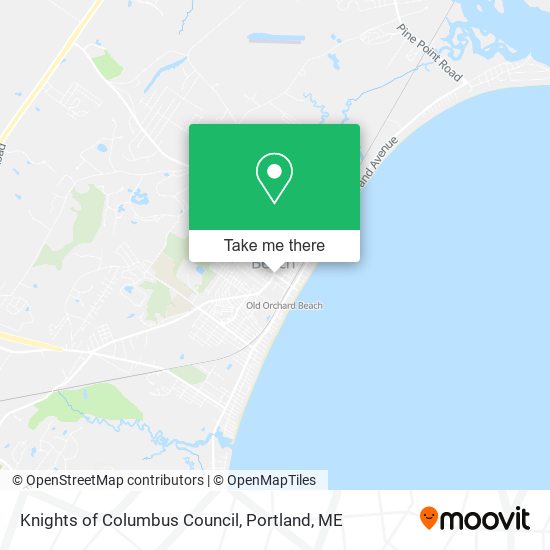 Knights of Columbus Council map