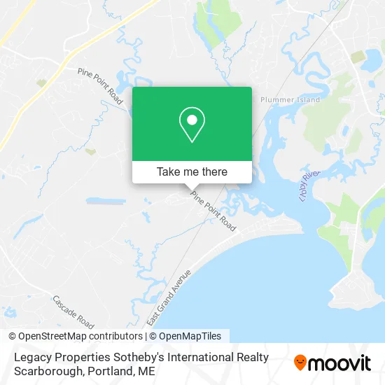 Legacy Properties Sotheby's International Realty Scarborough map