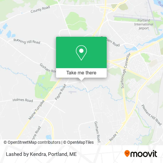 Lashed by Kendra map