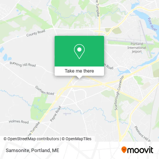 Samsonite map