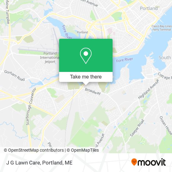 J G Lawn Care map