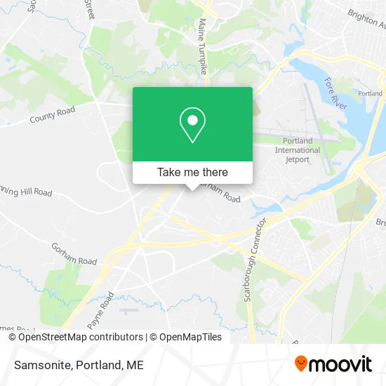 Samsonite map
