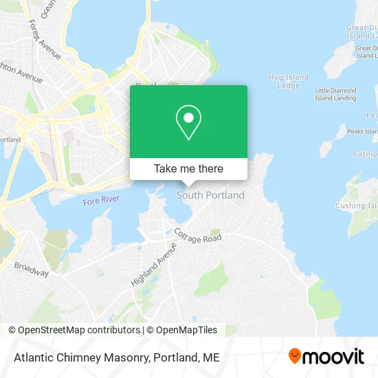 Atlantic Chimney Masonry map
