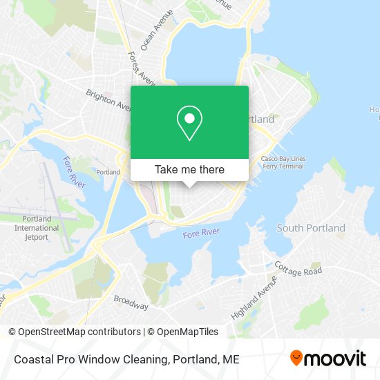 Mapa de Coastal Pro Window Cleaning
