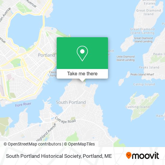 South Portland Historical Society map