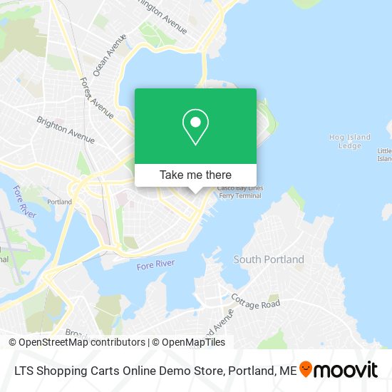 LTS Shopping Carts Online Demo Store map