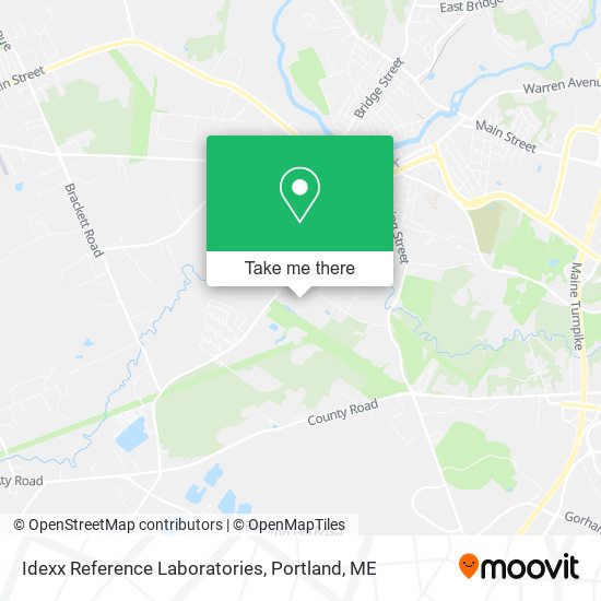 Mapa de Idexx Reference Laboratories