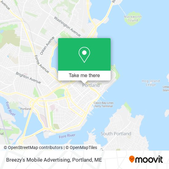 Breezy's Mobile Advertising map