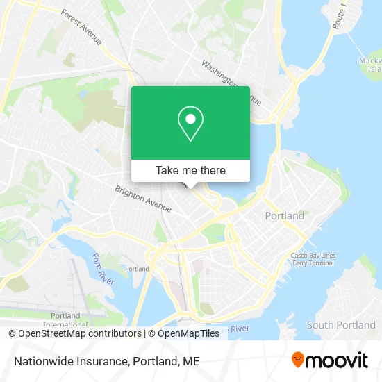 Nationwide Insurance map