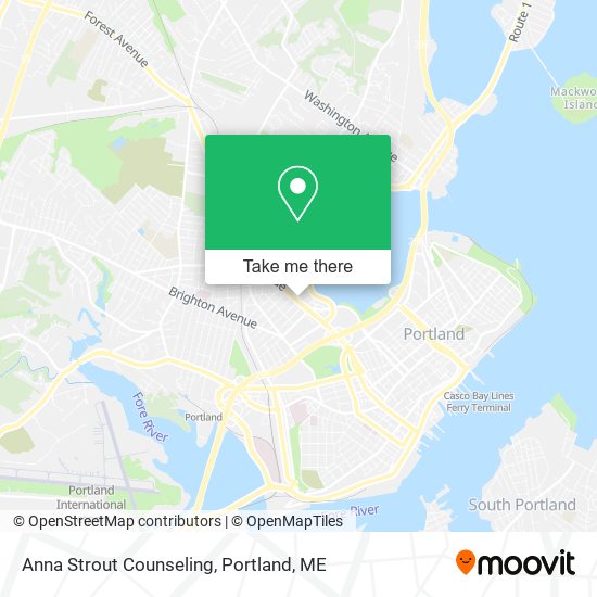 Mapa de Anna Strout Counseling