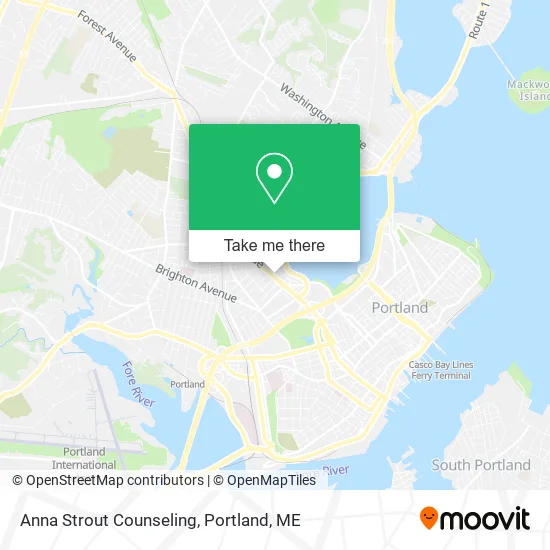 Anna Strout Counseling map