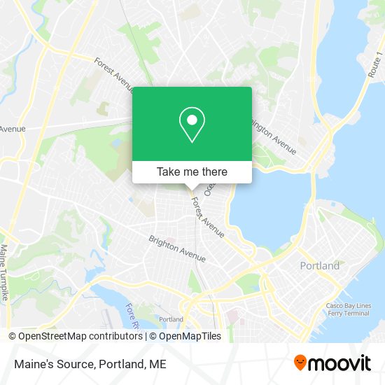 Maine's Source map