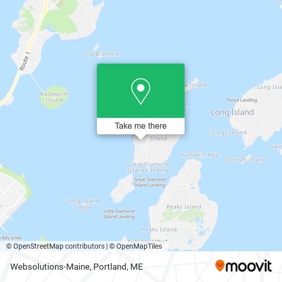 Websolutions-Maine map