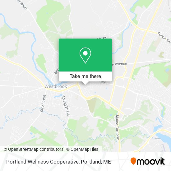 Mapa de Portland Wellness Cooperative