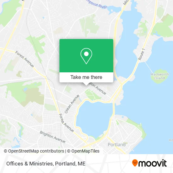 Offices & Ministries map