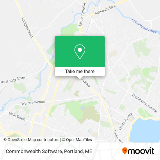 Commonwealth Software map