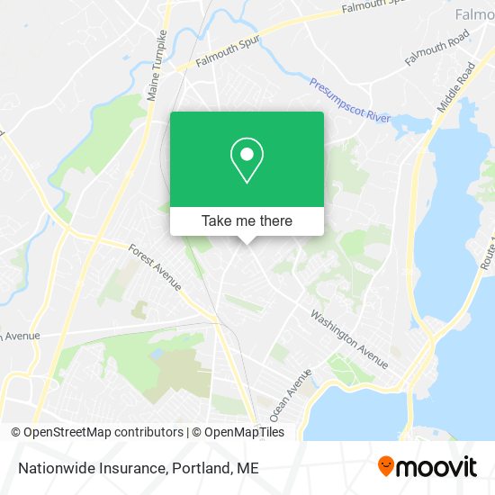 Nationwide Insurance map