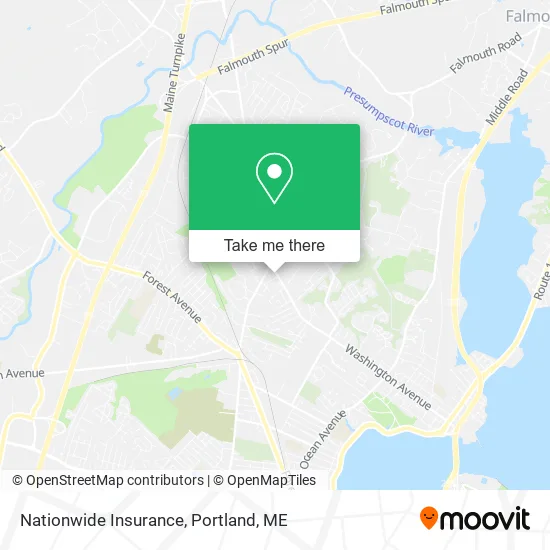 Nationwide Insurance map