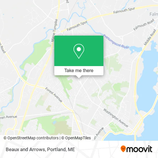 Beaux and Arrows map