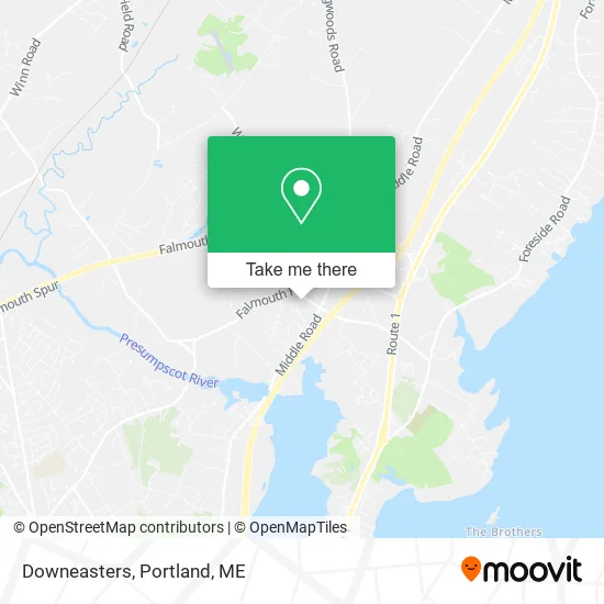 Downeasters map