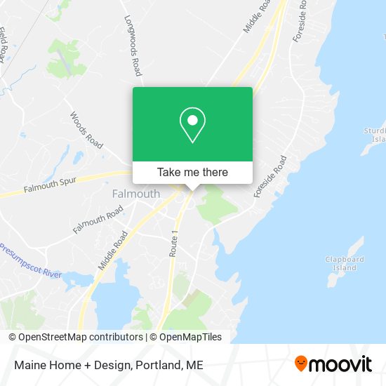 Maine Home + Design map