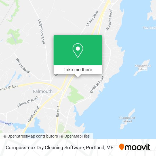 Mapa de Compassmax Dry Cleaning Software