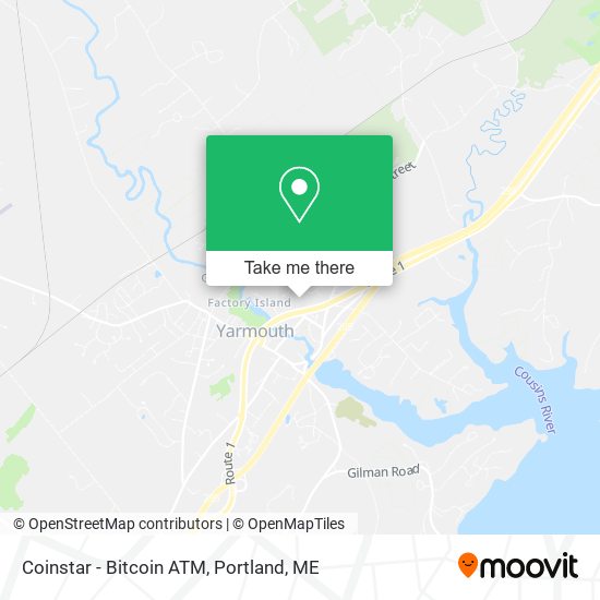 Mapa de Coinstar - Bitcoin ATM