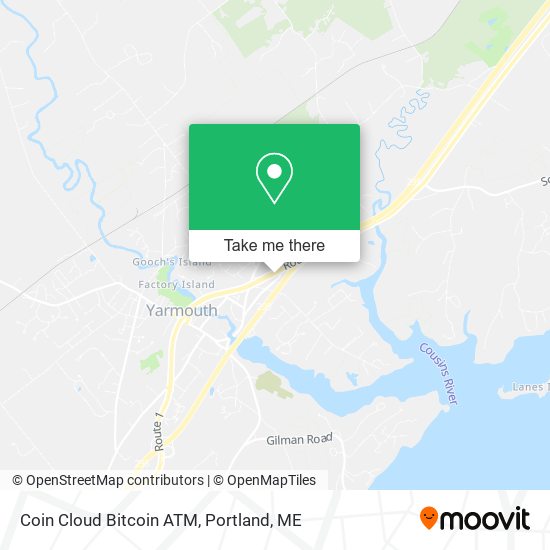 Coin Cloud Bitcoin ATM map