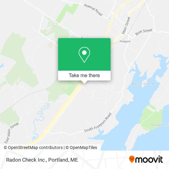 Radon Check Inc. map