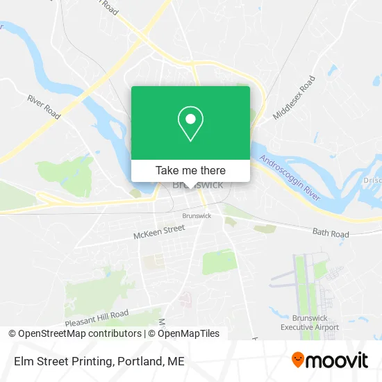 Elm Street Printing map