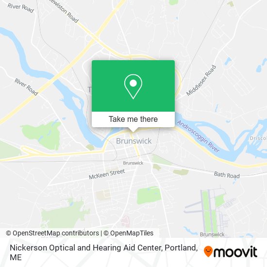 Nickerson Optical and Hearing Aid Center map