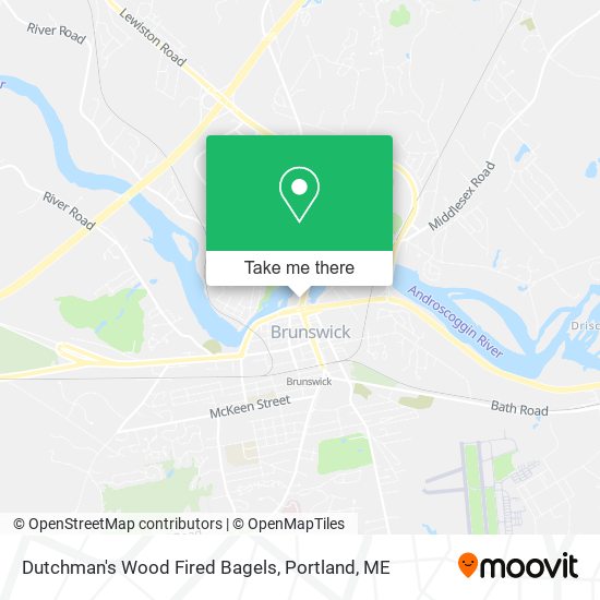 Dutchman's Wood Fired Bagels map
