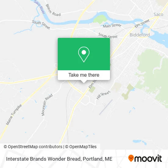 Interstate Brands Wonder Bread map