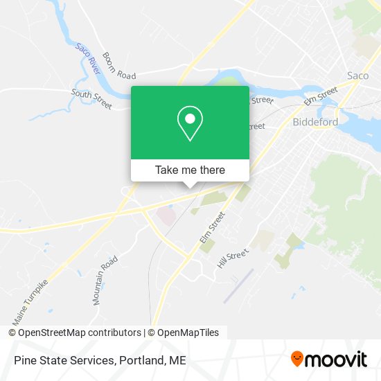 Mapa de Pine State Services