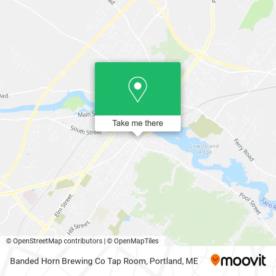 Banded Horn Brewing Co Tap Room map