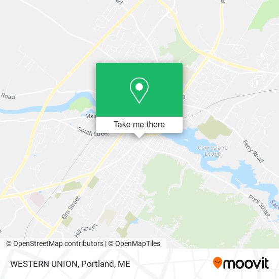 Mapa de WESTERN UNION