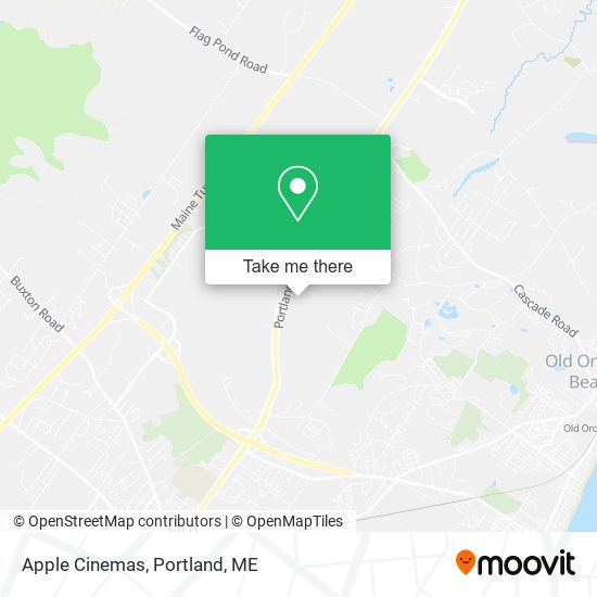 Apple Cinemas map