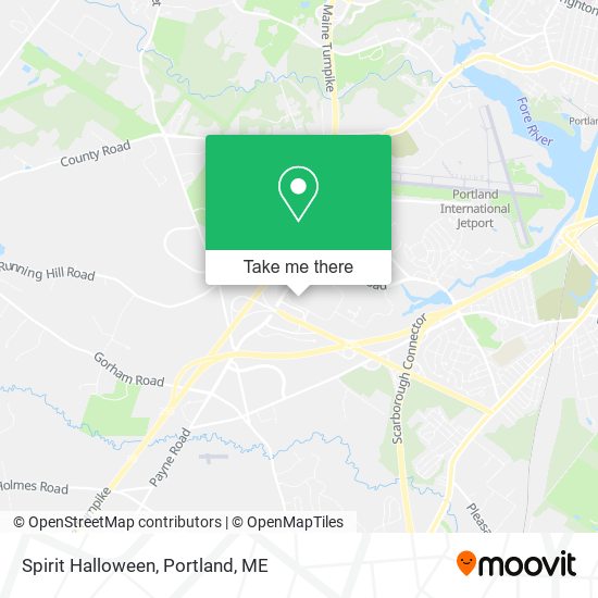 Mapa de Spirit Halloween