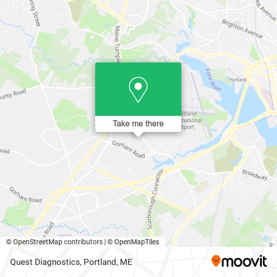 Quest Diagnostics map