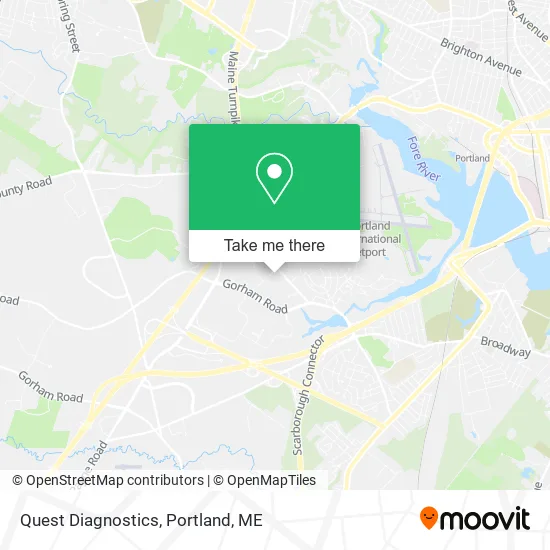 Quest Diagnostics map