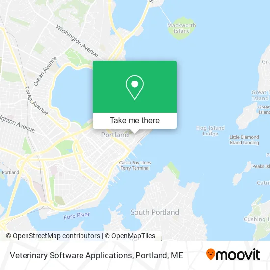 Veterinary Software Applications map