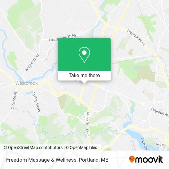 Mapa de Freedom Massage & Wellness