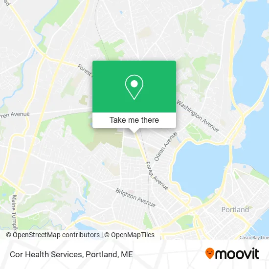 Cor Health Services map