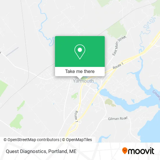 Quest Diagnostics map
