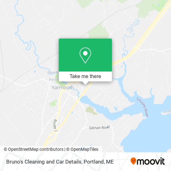 Bruno's Cleaning and Car Details map